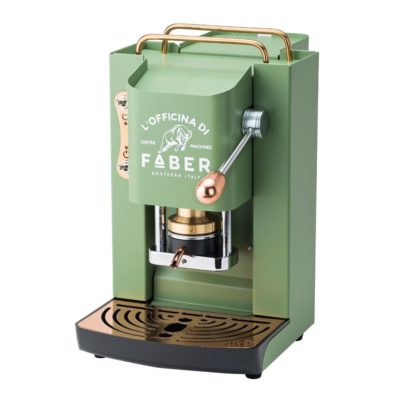 MACCHINA DA CAFFE’ PER CIALDE COMPOSTABILI – FABER PRO DELUXE GREEN