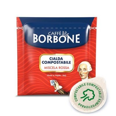BORBONE CIALDA FILTROCARTA 44MM ESE CAFFÈ MISCELA ROSSO