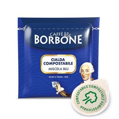 BORBONE CIALDA FILTROCARTA 44MM ESE CAFFÈ MISCELA BLU