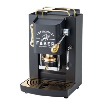 MACCHINA DA CAFFE’ PER CIALDE COMPOSTABILI – FABER PRO DELUXE MATT BLACK