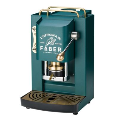 MACCHINA DA CAFFE’ PER CIALDE COMPOSTABILI – FABER PRO DELUXE BRITISH