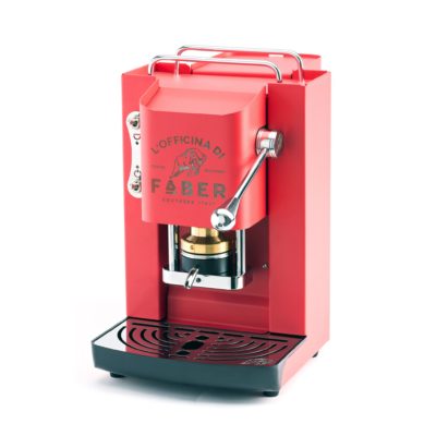 MACCHINA DA CAFFE’ PER CIALDE COMPOSTABILI – FABER PRO DELUXE CORAL PINK